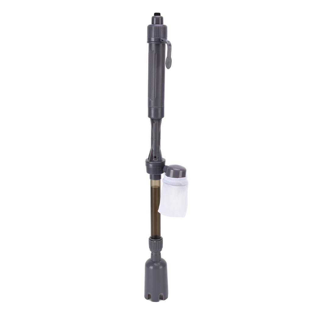 Aquarium Gravel Cleaner, Telescopic Fishing Vacuum Gravel Cleaner Electric Fax Vacuum Aquarium Siphon Water Changer Fishing Changer for