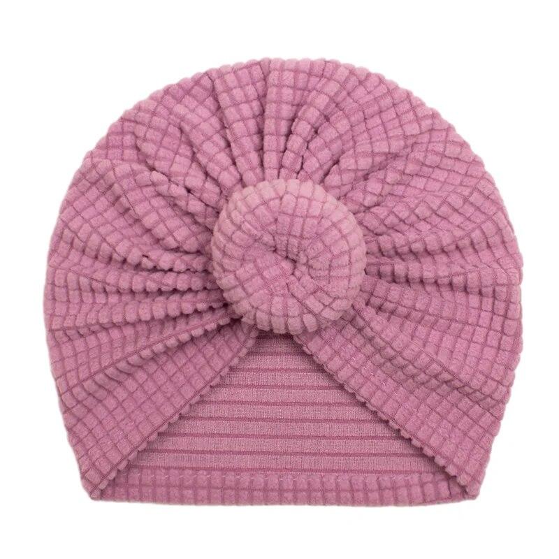 0-2Y Zimní Jarní Dětská čepice pro chlapce Dívky Jednobarevná Čepice Měkká Elastická Sametová čepice pro novorozence Roztomilá zateplená batole Příslušenství pro kojence