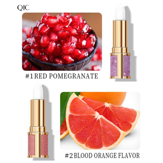 QIC Hydratační rtěnka s dlouhotrvající ovocnou příchutí a měnící se barvou na rty