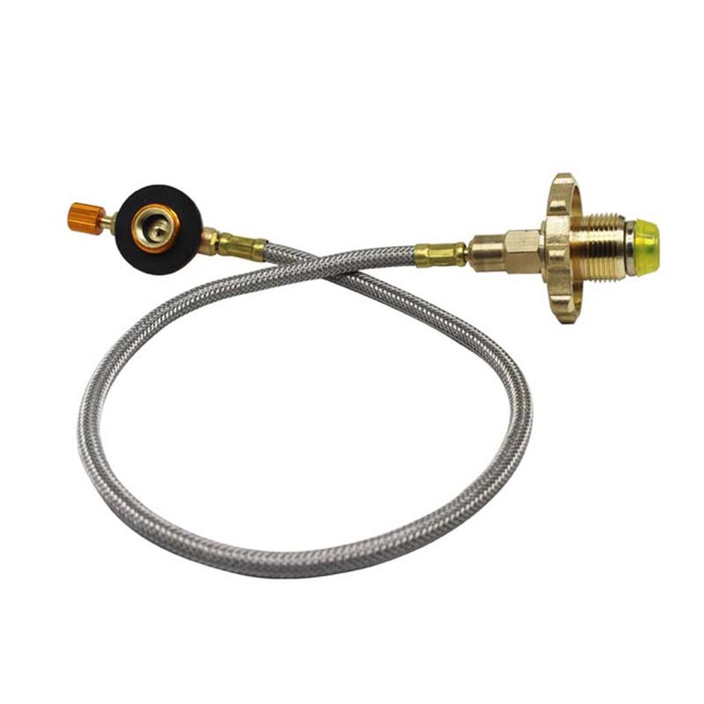 Tourist Equipment Container Adapter Propane Refill Adapter Gas Stove Coupler Stove Metal Tube