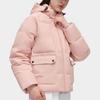 Fila Fusion Fashion Loose Windproof Warm Hooded Down Jacket Women jackets Aromatic-Pink T11W341904FPK
