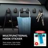 Mini Car Hooks Interior Storage Holder for USB Cable Headphone Key Self-Adhive Dashboard Wall Hanging Hook Auto Accessories