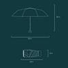 80% Off Mini UV Umbrella Small Pocket Travel Rain Parasol Vinyl Folding Sun Shade Umbrella UPF50+ Portable Capsule Umbrellas