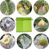 10PCS Fruit Protection Bags,Green Netting Bags for Fruit Trees, Garden Fruit Cover Mesh Bags with Drawstring for Plant Fruit Flower and Vegetables