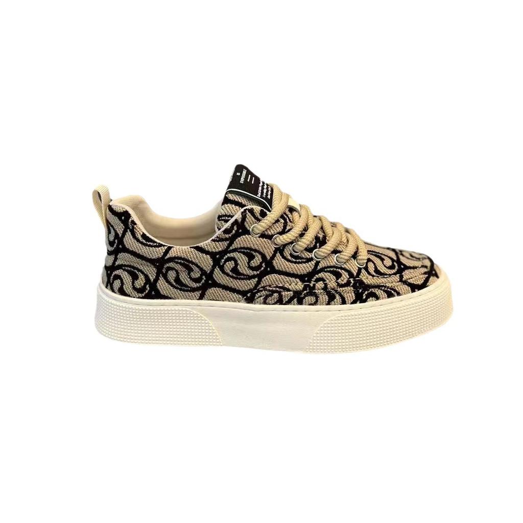 Men's Shoes Spring New Breathable Cloth Surface Casual Internet Celebrity Trend Versatile Men's Board Shoes Woven Canvas Shoes Men