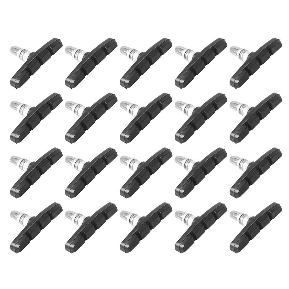 1-20PCS Mountain Road Bike Brake Blocks Rubber Bicycle V-brake Shoes Pads Silent Brake Blocks Cycling Riding Accessories