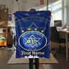 1 Stück Maccabi Fanartikel Benutzerdefinierter Name Gemustert Flanelldecke Geeignet Für Alle Jahreszeiten Für Heimdekoration Wärme Und Komfort Geschenke Feiertagsgeschenk