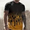 Summer Men's Women's 3D Printing Quick-drying Fitness T-shirts Light Breathable Short-sleeved Tees Fashion Daily Casual Tops