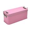 New With Lid Tinplate Box Durable Material With Buckle Rectangular Iron Box Rectangular Shape High Quality Iron Box Food Storage