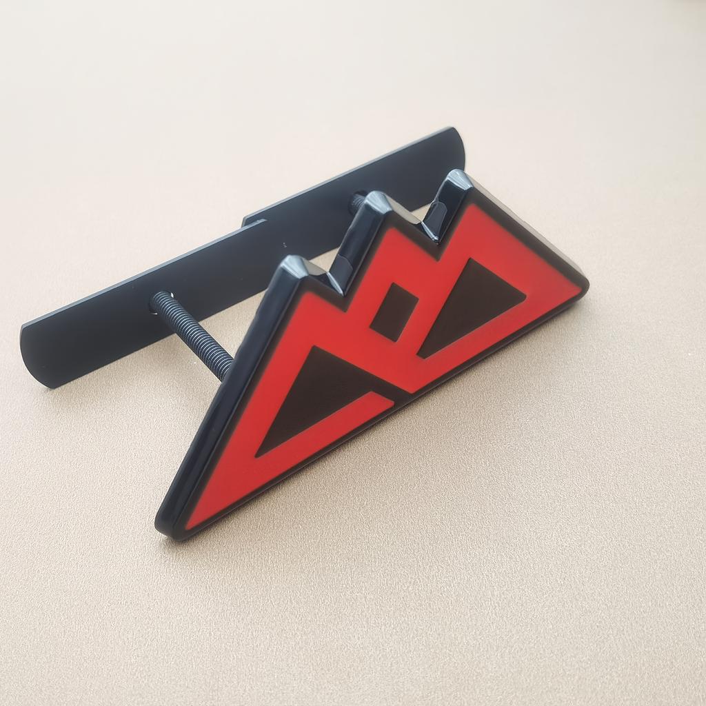 3D Metal Snow Mountain Logo Car Side Fender Rear Trunk Emblem Badge Sticker, Car Front Grill Badge, Car Decoration Additions