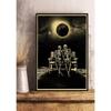 Simple Skull Posters Vintage Kraft Paper Prints Nostalgia Wall Sticker Home ation Bedroom Painting Fashion Bedroom Paint