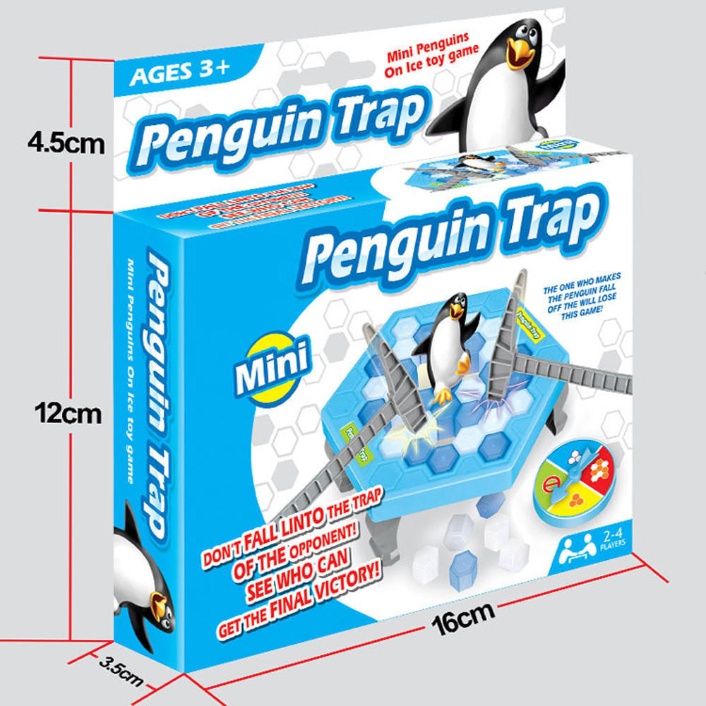 Pinguin-Eis-Puzzlespiel für Kinder,  Break-Ice-Block-Hammer-Falle-Partyspielzeug, image size:1000x1000