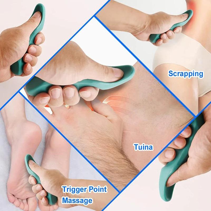 Mini Handheld Akupressur Manuelles Massagegerät Daumen Entspannung Für Ganzkörper Tiefengewebsmassage 3-beinige Massageknöpfe Stressabbau