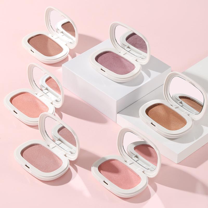 Yan Phantom Bear Matte Blush - Low Saturation, Long-Lasting, Natural Monochrome Mashed Potato Shade