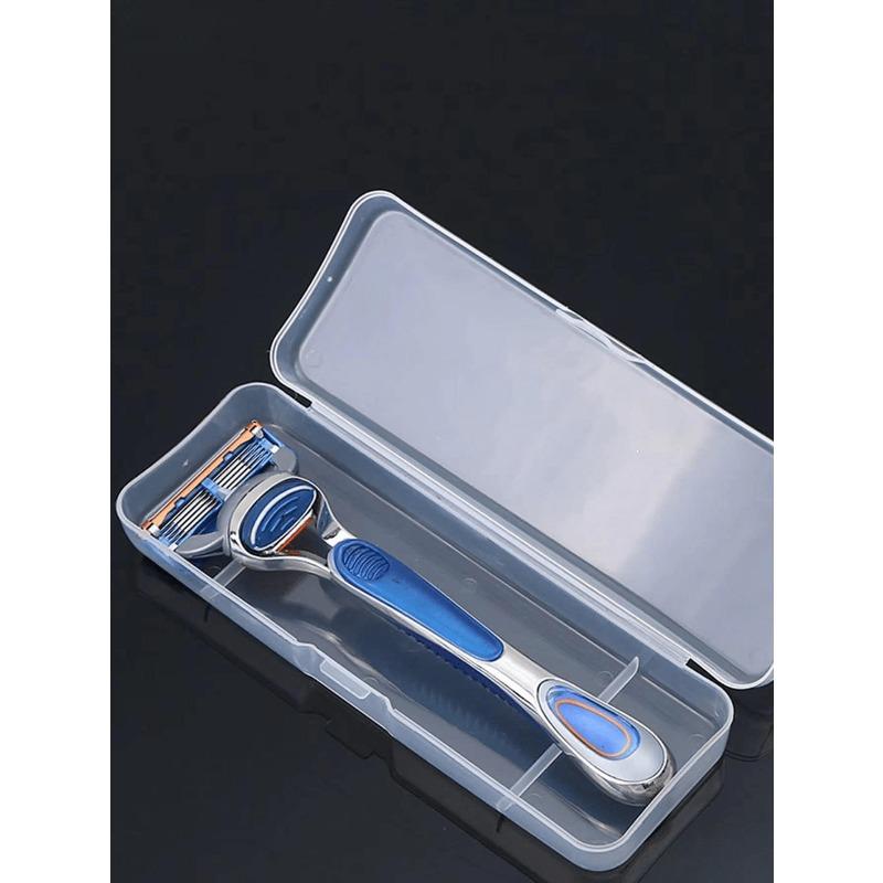 Portable Manual Thickened Razor Storage Box, Disposable Shaver Case For Travel