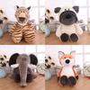 Cute Design Jungle Animal Plush Toy Ideal Home Decoration Entertainment Companion