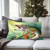 Sea Bass And Fishing Scene Cushion Cover Rectangle Pillow Case Printing Bedside Sofa Room Home Decoration Pillowcase