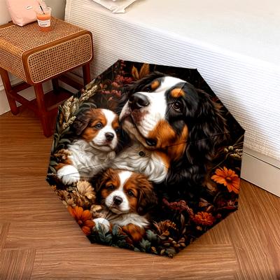 1 Paragüas Plegable Automático - Patrón de Retratos de Animales, Diseño Portátil y Plegable con 8 Varillas, Regalos de Navidad y Cumpleaños