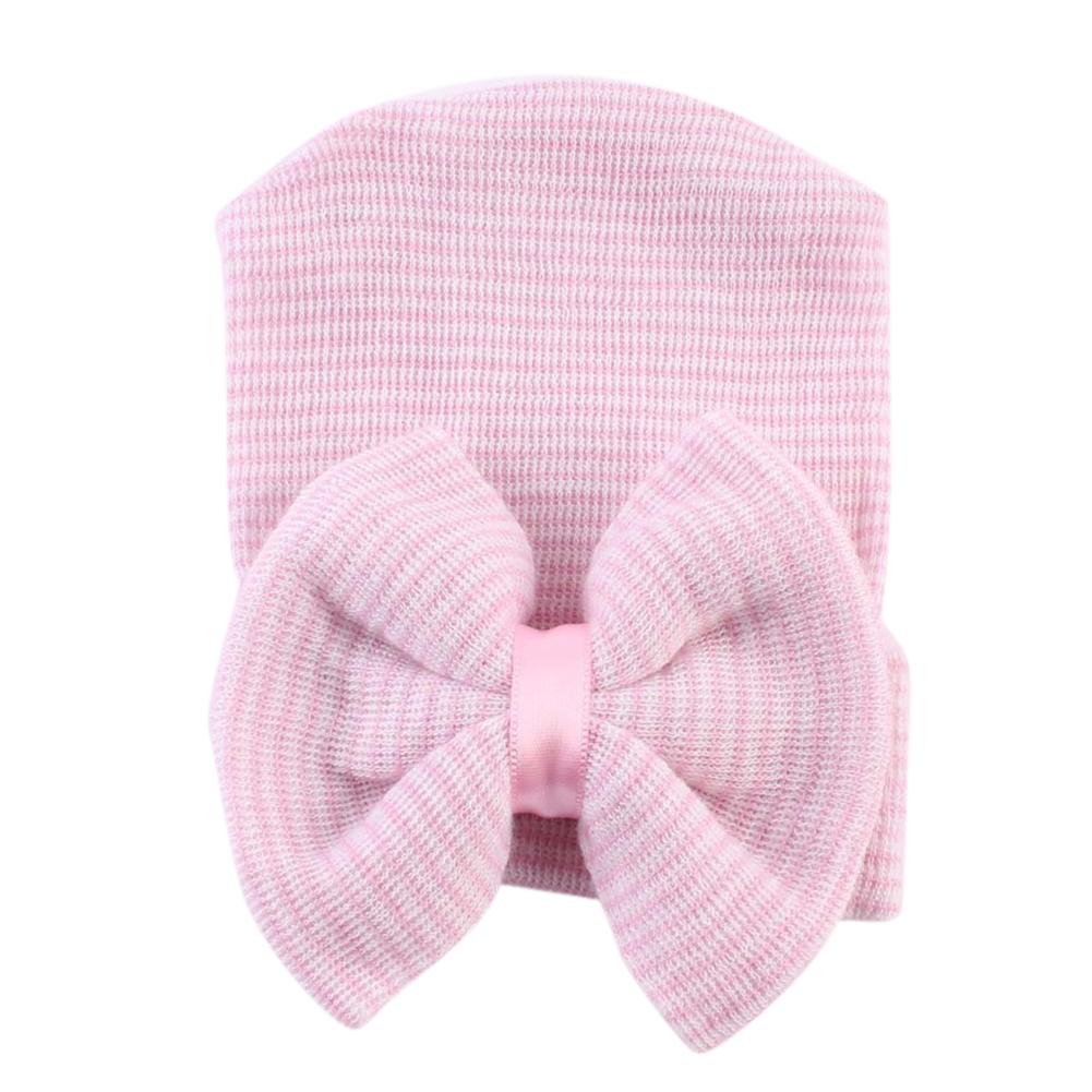 Cute Bowknot Warm-Keeping Knitting Cap for Babies