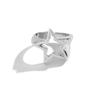 Süßer Hohlmetall Stern Ring Geometrischer Schmuck Zubehör Geometrischer Offener Ring Legierung Koreanischer Stil Breiter Fingerverschluss Paar