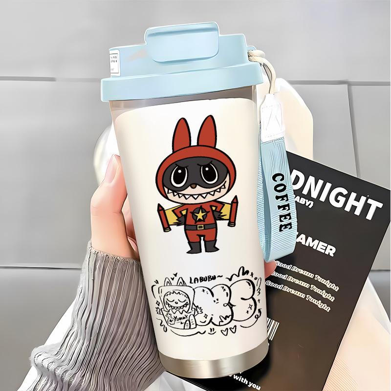 Slámkový hrnek na vodu Velká kapacita 316 Nerezová ocel Vysoká hodnota Termoska na dvojí pití Hrnek na kávu do auta