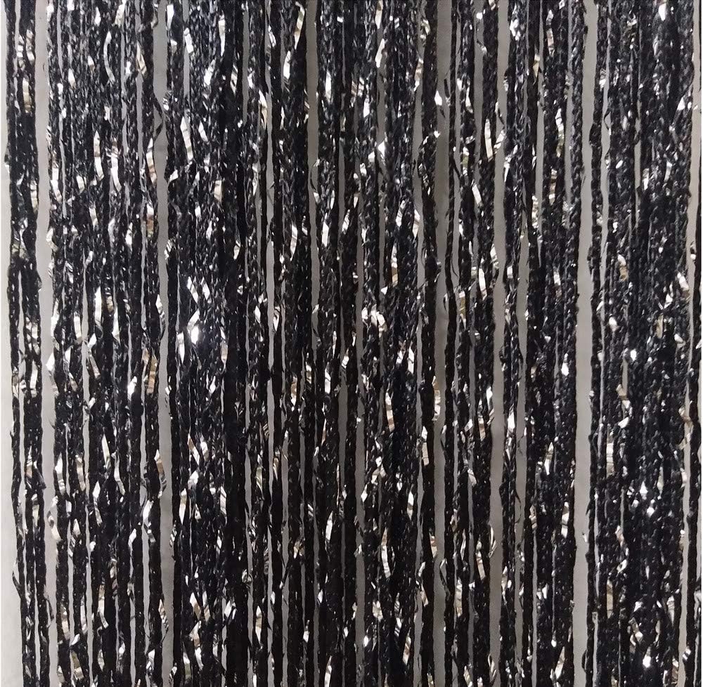 Ave Split Decorative Door String Curtain Wall Panel Fringe Window Panel Drapes Room Divider Blind Divider Tassel Screen Home 100cm*200cm