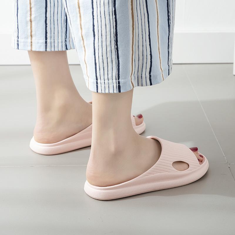 Slippers women's summer home bathroom bath couple thick bottom home men's sandals summer wear