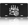 Front License Plate Cover – Aluminum Metal Car Accessory, Rust-Proof Novelty Vanity Tag Decor For Men & Women, 6X12 With 4 Holes - The World Map