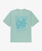 Noseupeiseu Nt7Us07M Wildflower Short Sleeve T-Shirt Pastel Turquoise