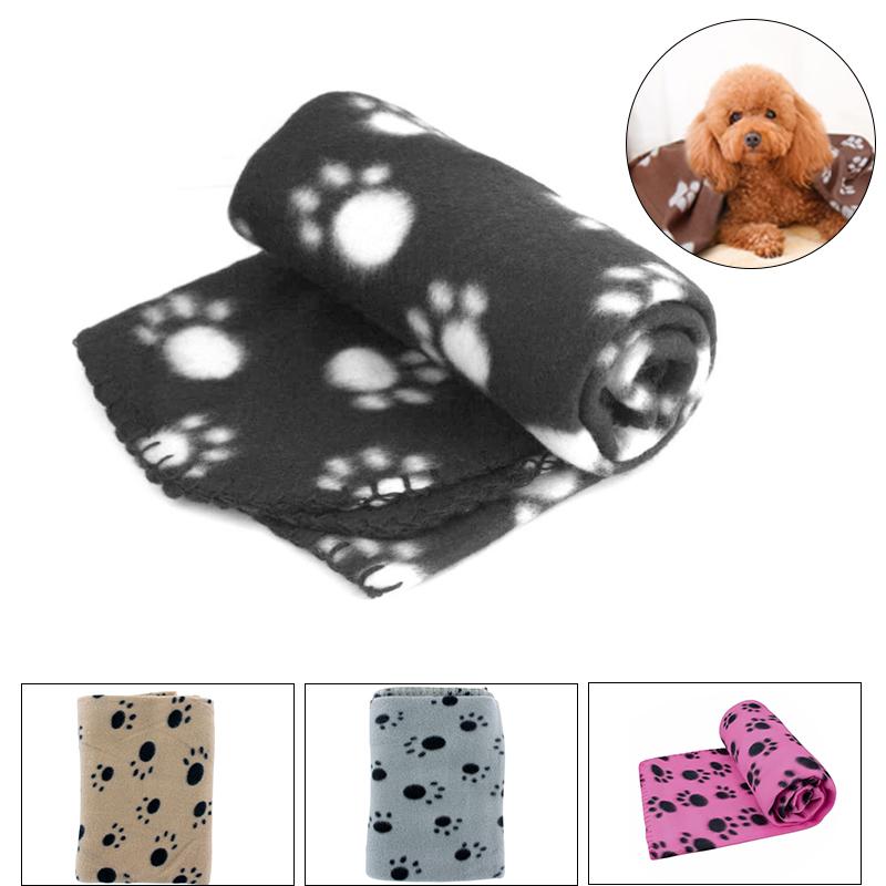 Pet Blanket Warm Dog Cat Pet Rats Fleece Blankets Sleep Mat Pad Bed