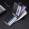 Leather Men's Wallet Oil Wax Leather Dollar Wallet RFID Anti-RFID Cowhide Change Bag Card Holder