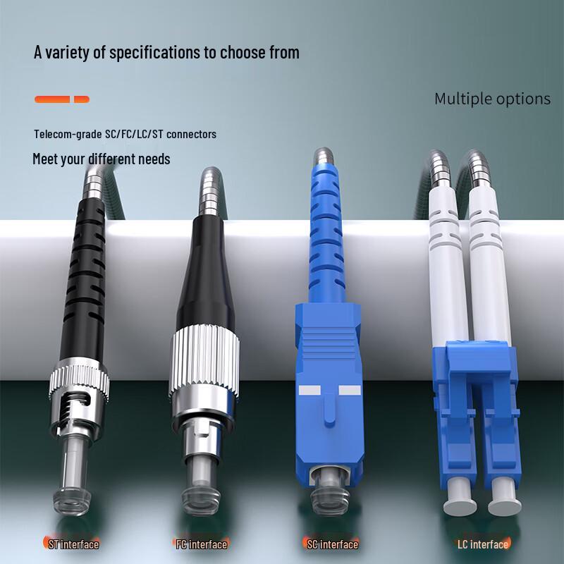 Dasheng Optic Telecom-Grade Armored Single-Mode Fiber Optic Patch Cable