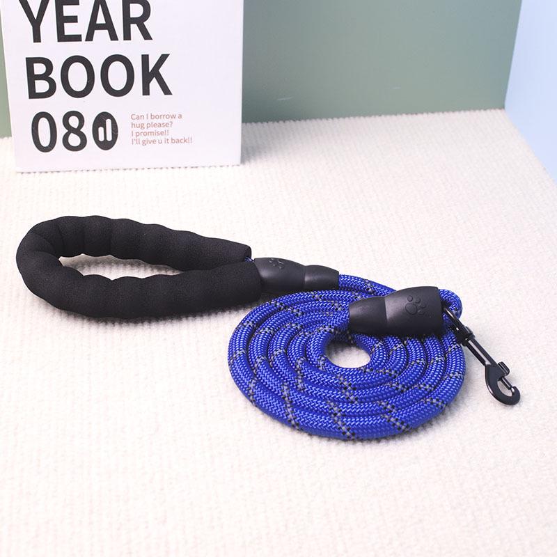 Reflective Nylon Dog Leash - Medium & Large Breeds
