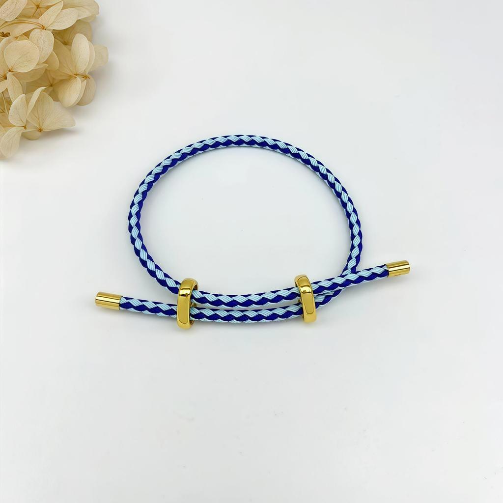 DIY Verstellbares Perlenarmband aus Stahldraht mit 8-Figur-Schnalle