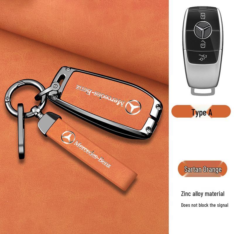 Luxury Mercedes Key Cover for C260L, C200L, GLC300L, E300L & 2024 S-Class