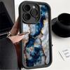 Case for iPhone 17 Pro Max 17e 12 Pro Air 16 15 Plus 14 11 13 Phone Cover Marble Pattern Matte