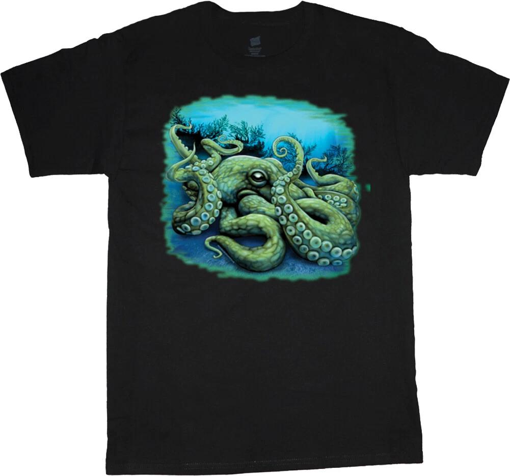 Octopus T-shirt Mens Graphic Tees Clothing Apparel Mens Gifts XS
