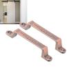2pcs Easy Install Barn Door Pulls With Screws Sliding Door Pulls Heavy Door Handles  Cabinet