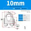 Galvanized Steel Wire Rope U-Clamps