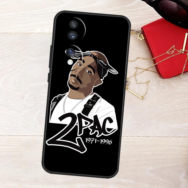 Rapper 2pac Singer Tupac Case For Honor Magic 8 7 5 6 Pro X9a X9b X9c X9d X8c X8b Win RT 50 70 90 200 400 Lite Cover