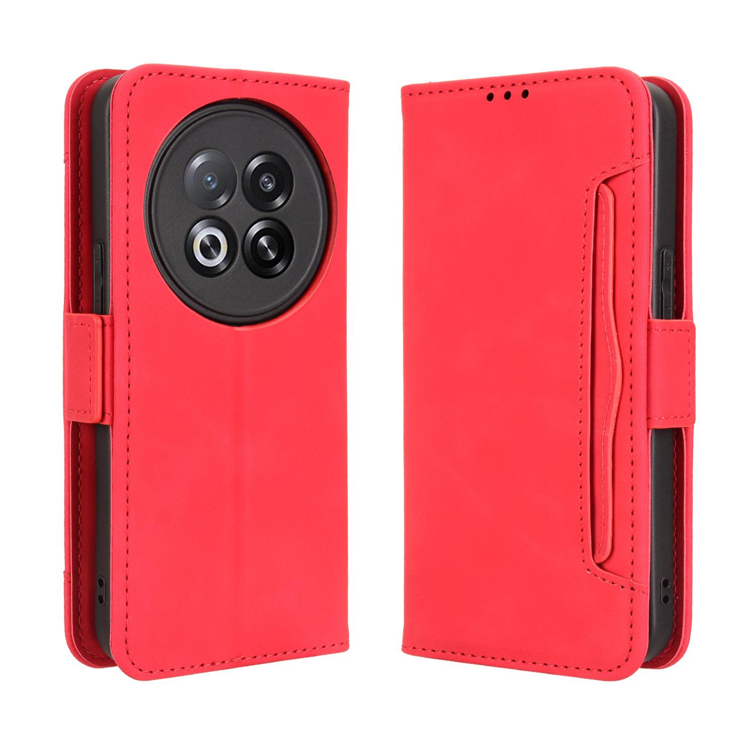 

For Meizu Note 16 Pro Leather Case Phone Wallet Cover with Multiple Card Slots Red
