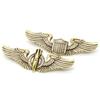 Punk Retro Brass United States Air Force Flying Badge Logo Eagle Wing Missile Screw Rivet Button Diy Leather Bag Wallet Garment