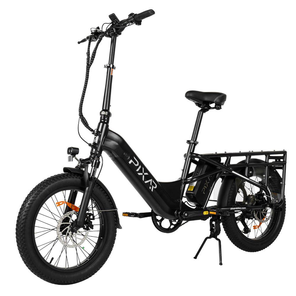 PIXAR Plus-20.4AH  Folding Commuting Electric Bicycle 48V20.4Ah Battery 500W Motor 20 Inch Fat Tires Urban Commuting E-Bike For Unisex