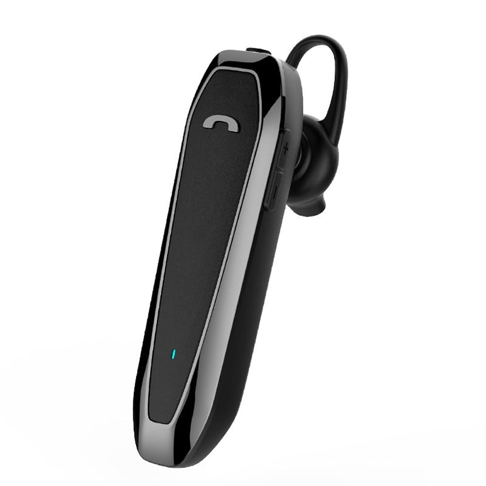 

Bluetooth Headset, Single Ear [2024 Masterpiece, Bluetooth 5.3 Call Earphones] Bluetooth Earphones, Single Ear, 280m Standby Time, Hands-Free Headset
