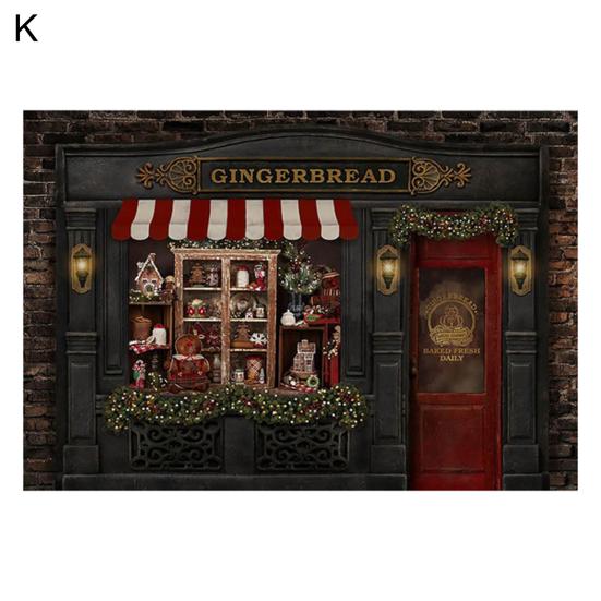 Gobelin świąteczny Przezroczysty nadruk Cukierkowy Miękki Jasny Zimowy Kolor Dekoracyjny Ręcznie Robiony Sklep Wzór Tło