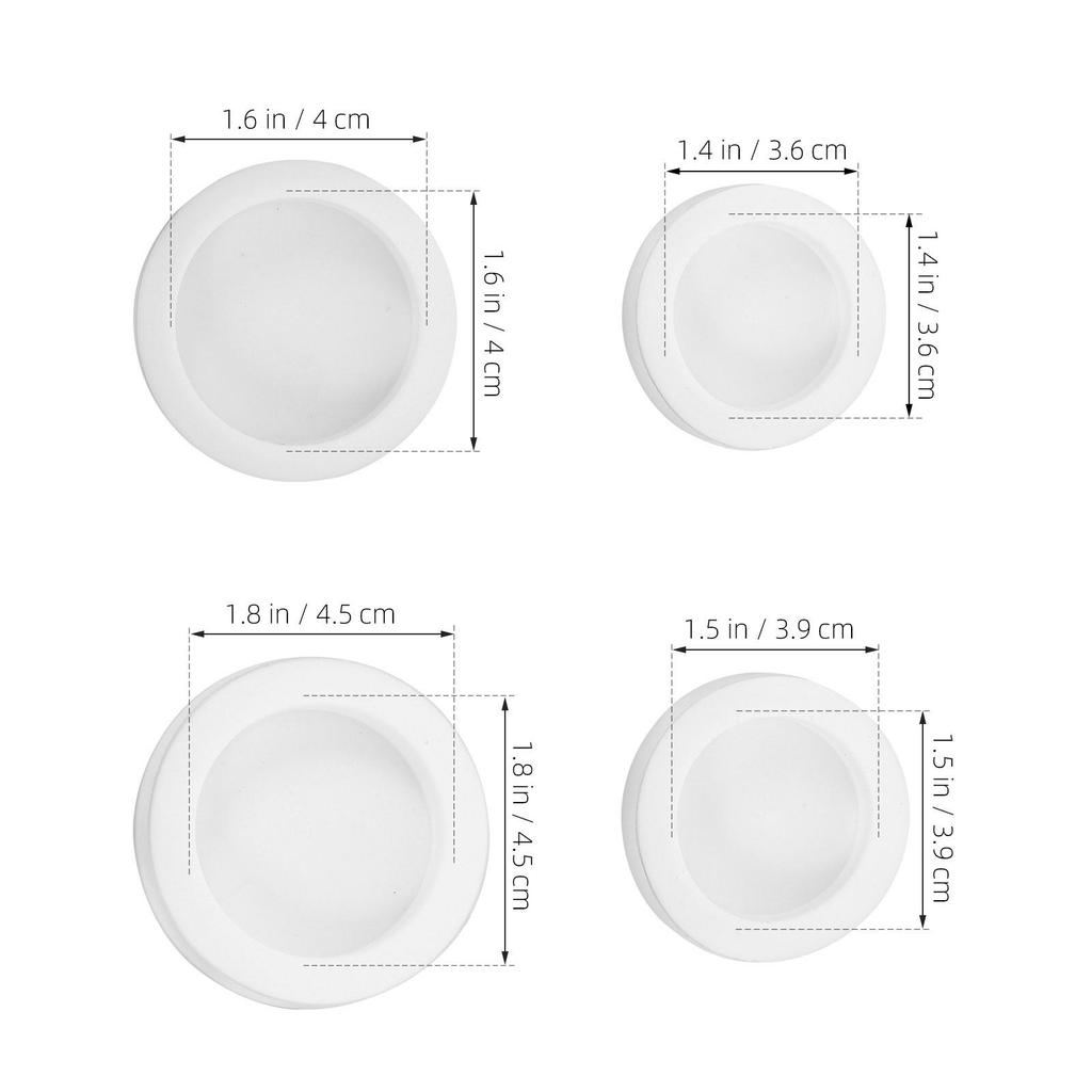 5Pcs Round Silicone Piggy Bank Stopper Replacement Plug for Ceramic Money Box Savings Jar Seal Closure with Versatile Fit Easy