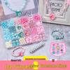 Beaded Toy Kit for Girls: DIY String Beads for Handmade Necklaces - Educational Birthday Gift
