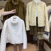 Short fur jacket women's clothing autumn and winter new small man with cotton thickened furry imitation mink hair top