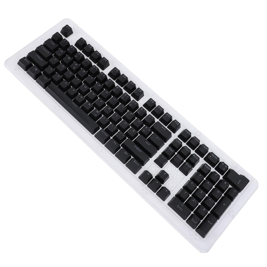 108 Key German Keyboard Keycaps Minimalist Mechanical Keyboard Translucent Keycaps for 61 64 68 84 87 96 98 100 104 108 Keyboards