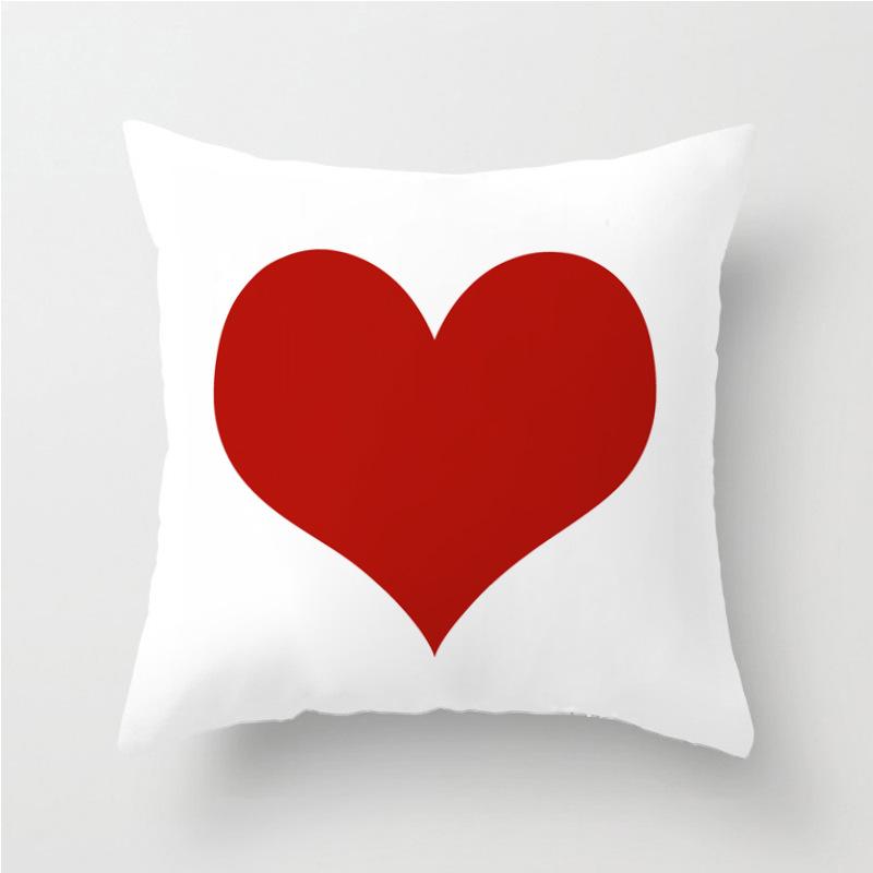 New Chinese Style Double Happiness Pillow Wedding Decoration Bed Cushion Wedding Cushion Wedding Sofa Decoration Printed Cushion